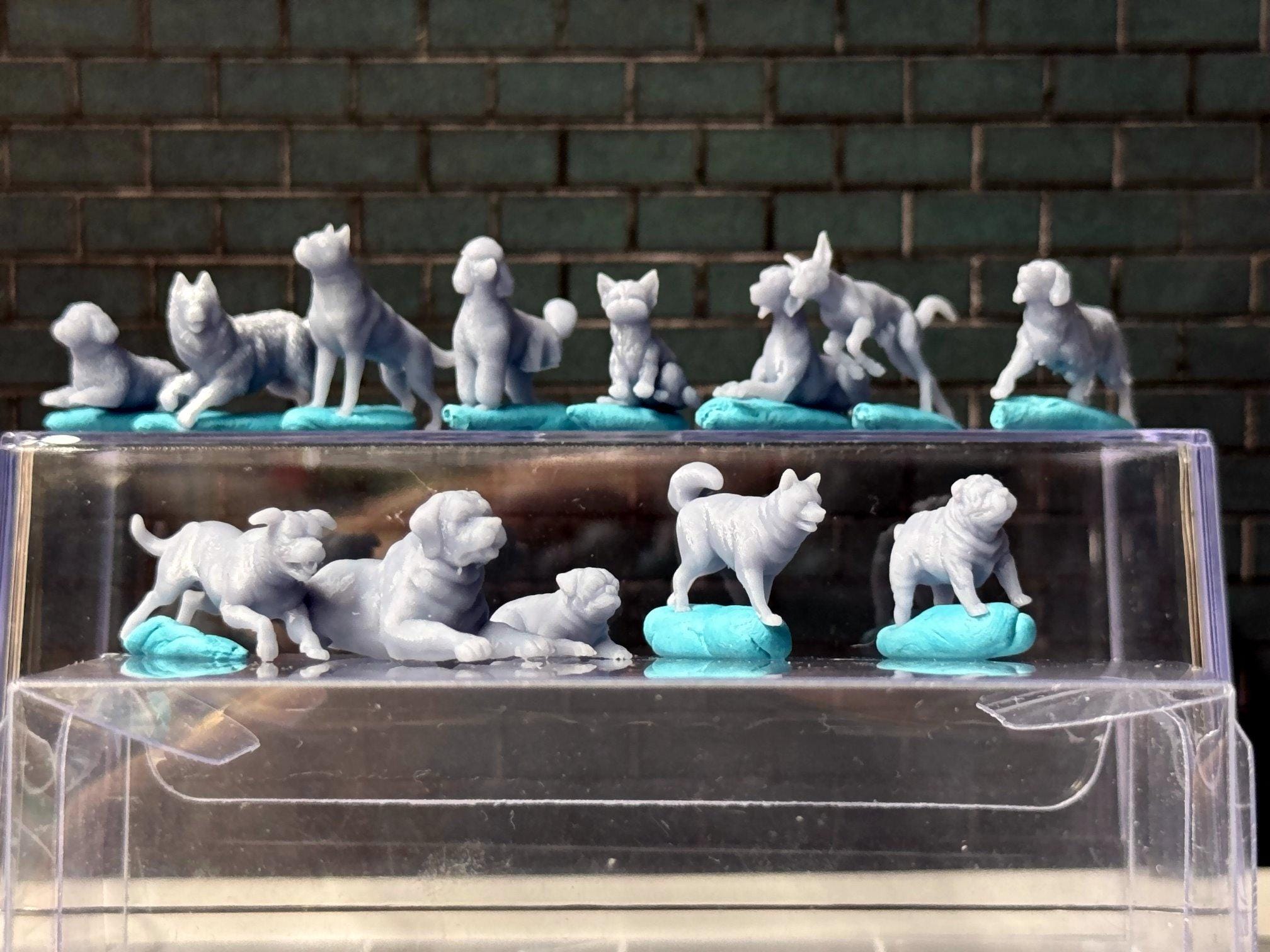 Double G 1:64 Miniature Human Figures - Unpainted - Great for Dioramas ...
