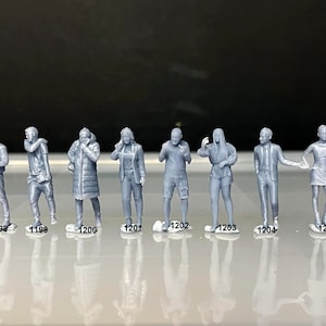 1:64 Miniature Human Figures Resin / Unpainted Great for Dioramas / Hot  Wheels Made in the USA GROUP 205 Miniature Figures -  Denmark
