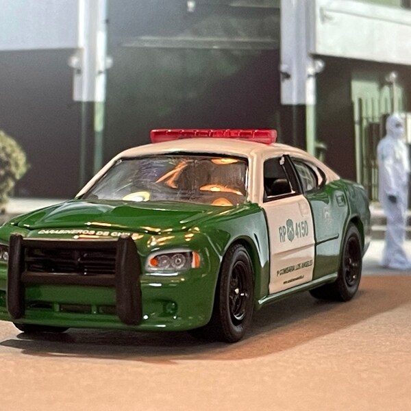 Diecast Police Car With Working Lights Etsy