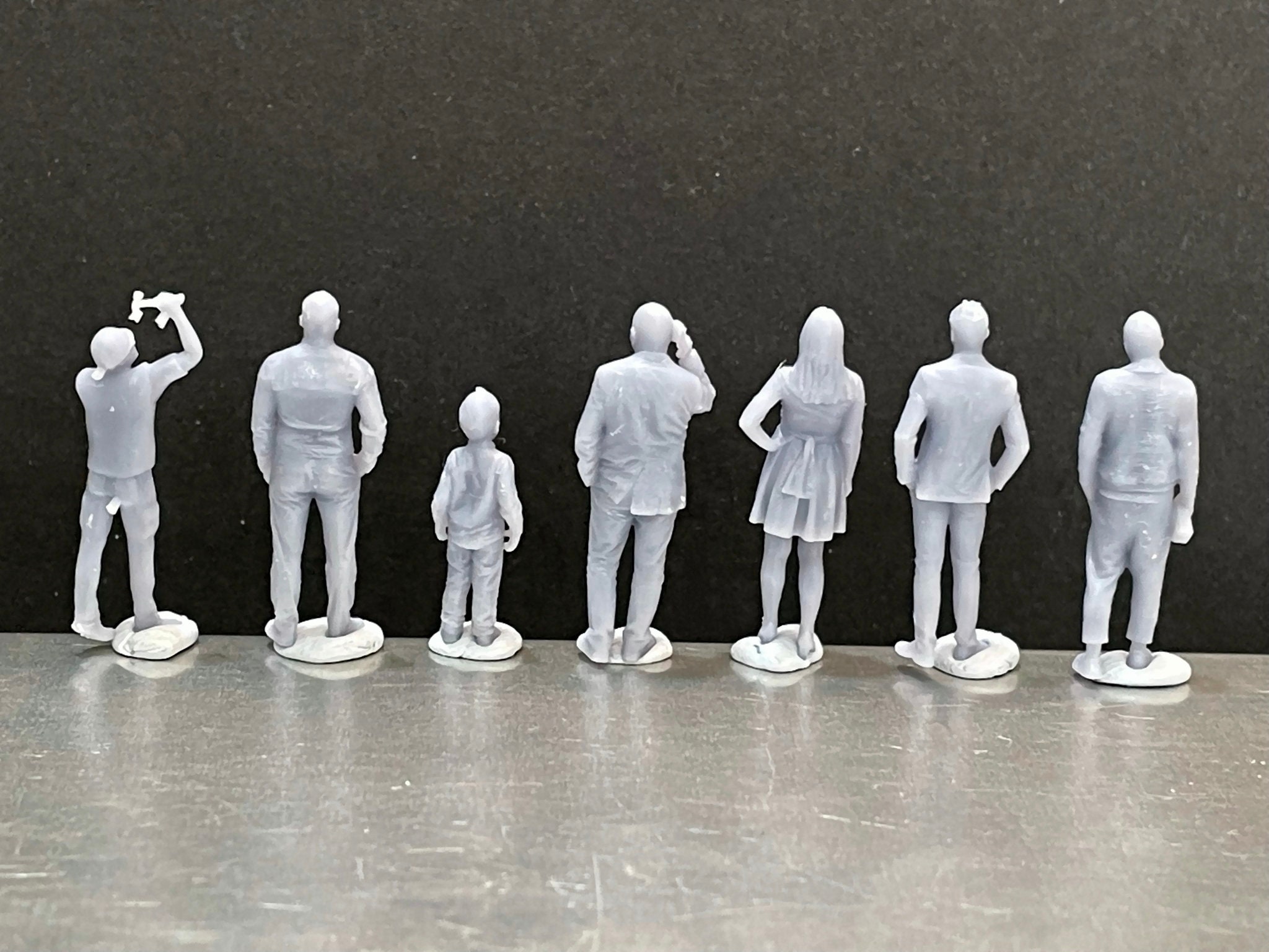 164 Miniature Human Figures Resin / Unpainted Great for Etsy