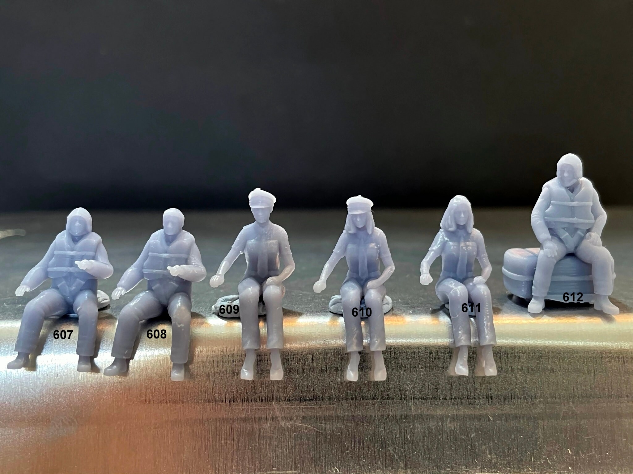 164 Miniature Human Figures Resin / Unpainted Great for Etsy