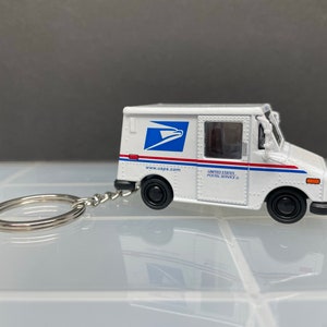 USPS Keycain - United States Postal Truck Keychain - Great Gift for the Mail Carrier