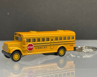 School Bus Keychain