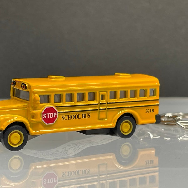 School Bus Keychain