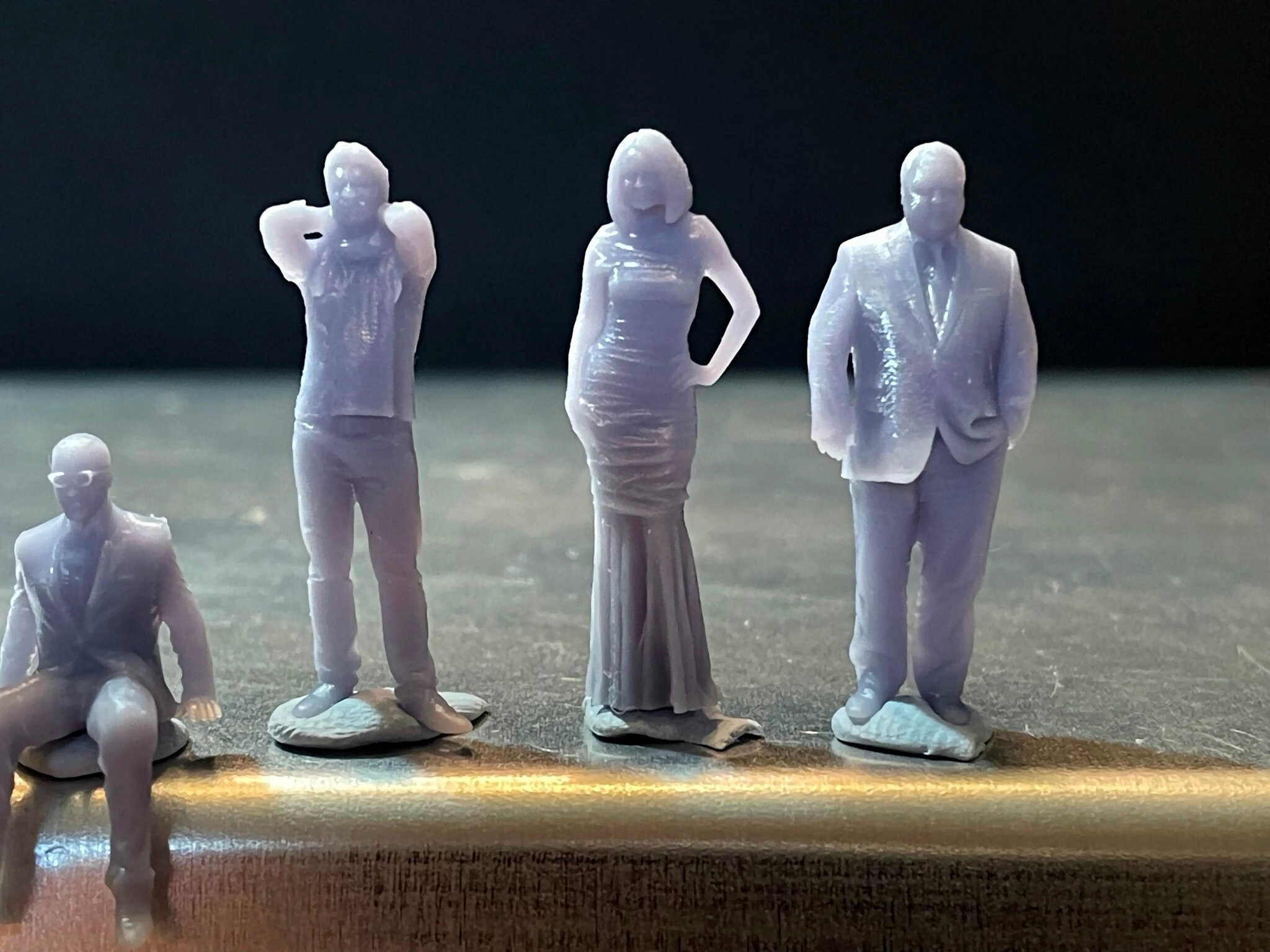 164 Miniature Human Figures Resin / Unpainted Great for Etsy