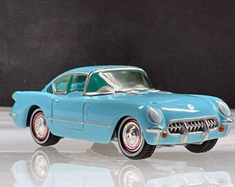 1-64 Scale / S-Scale 1954 Chevy Corvair Concept Car in Custom Sky Blue Paint - Great For Dioramas & Diecast Photography (JL)