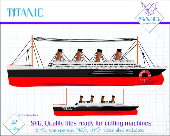 svg titanic art titanic ship cut file ship svg file ship etsy