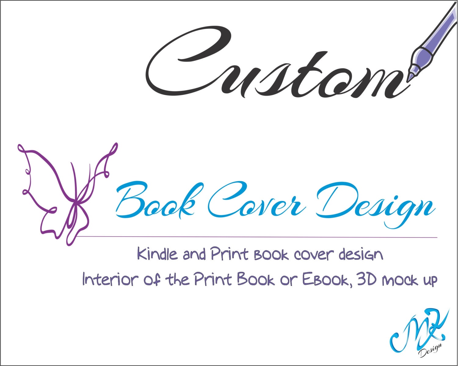 Custom Book Cover Design EBook Cover Art Book Cover Artist Etsy