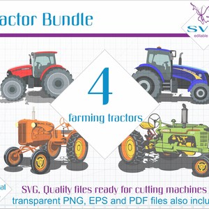 Farming SVG, Tractor PNG clipart, Vector clip art, Modern Trucks SVG file, Tractor cut file, Vector art, Farm tractor clipart, Cuttable file
