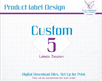 Custom product labels,  Custom packaging design, Custom label design, Cosmetic label sticker, Printable packaging custom, Product packaging