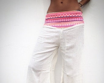 Jute flared pants