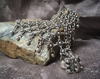 ethnic hand chain, flower studs, adjustable ring, tribal jewelry, bellydance, traditional dance, traditional jewelry, antique jewelry, boho