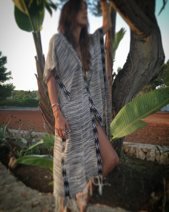 Handloom long kaftan