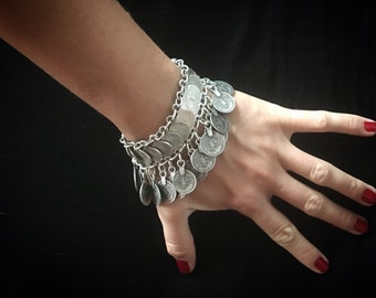 Boho Coins bracelet chain or anklet chain
