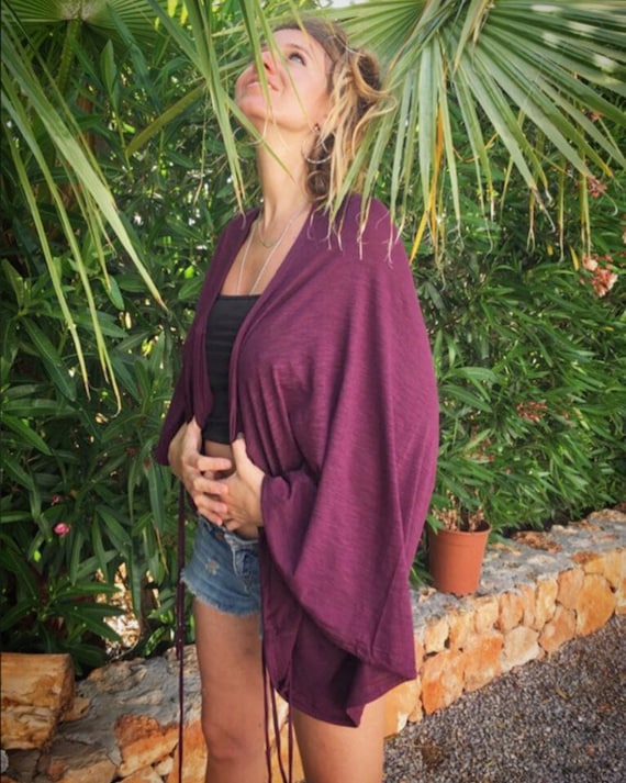 Bamboo Cotton dress-kimono