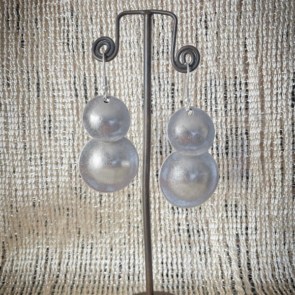 Pois Lovers dome round long elegant earrings
