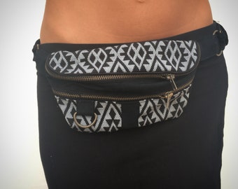 Geometric Waist bag, pocket belt