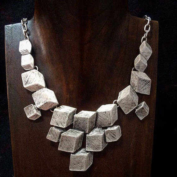 3D Cubes necklace