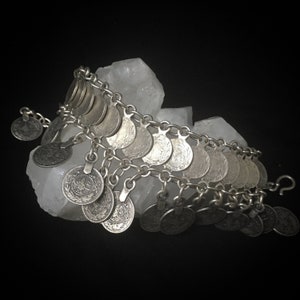Boho Coins armbandketting of enkelbandketting