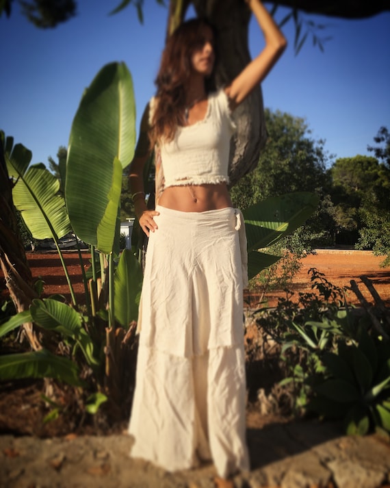 Long Jute skirt wrap around fit all