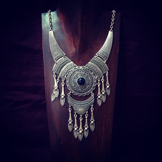 Black Mandala necklace