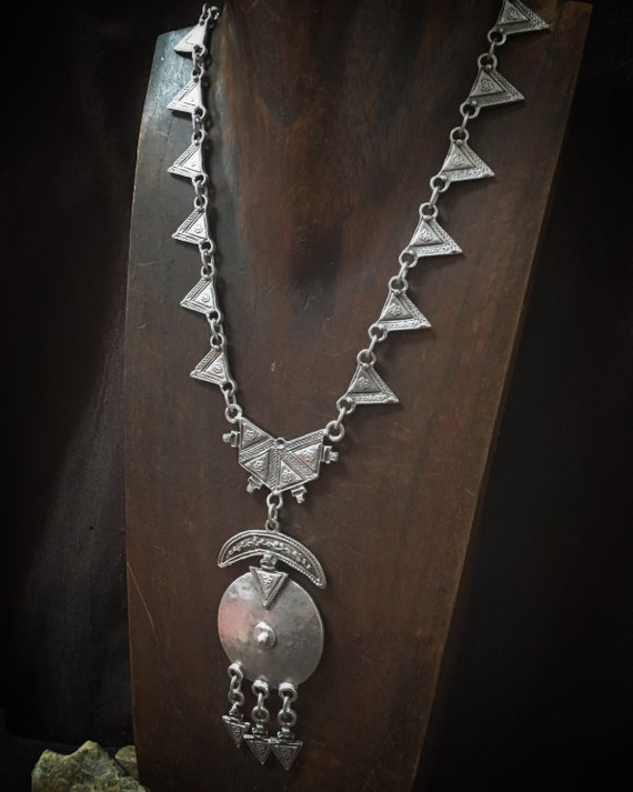 Afro Triangles Tribal necklace