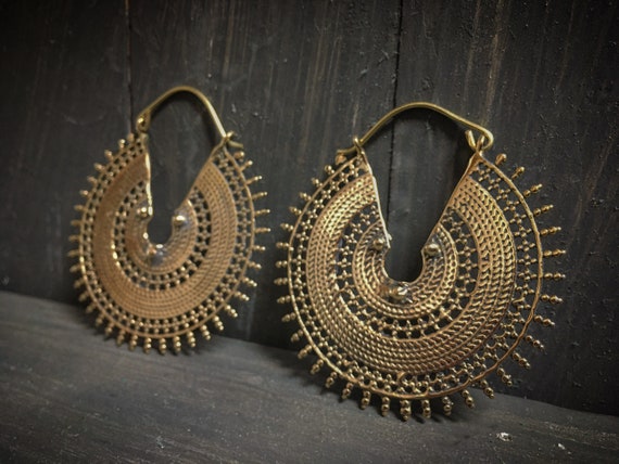 Pre-Columbian brass hoops