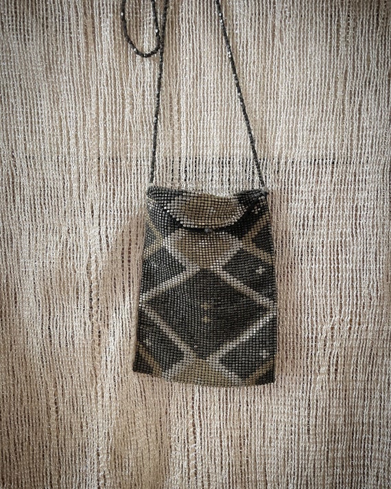 Phone little pochette brass bag, handmade, one of a kind.