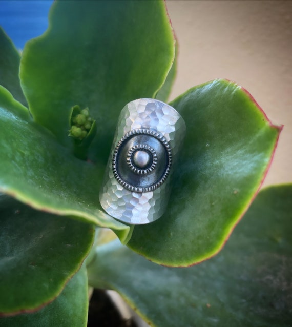BlackHoleSun Silver ring