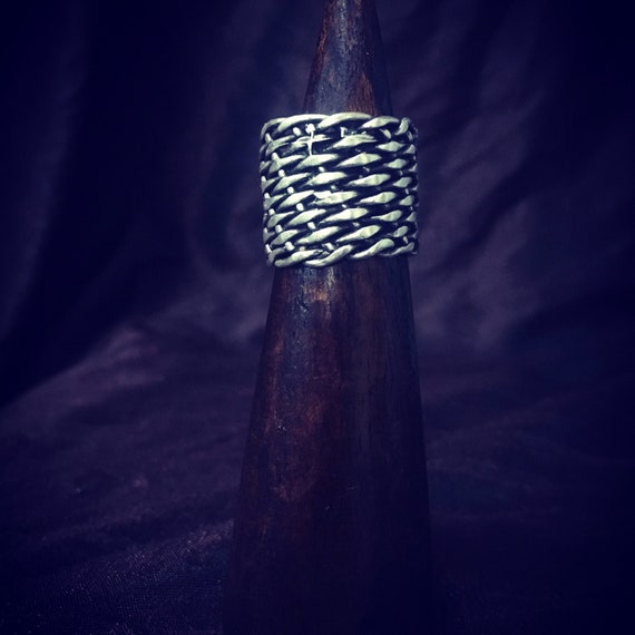 Hamper ring, silver plated