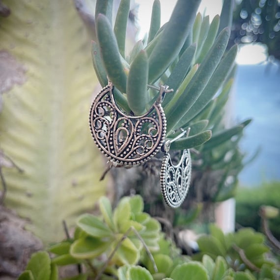 Cashmere silver small earrings