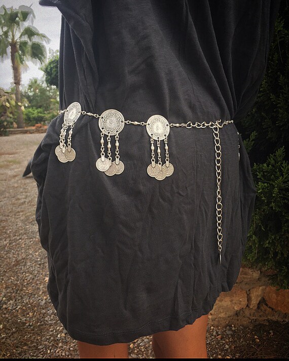 Ceinture Ottomane Argent - Style Ethnique - Occasion (portée)