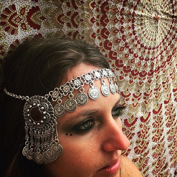 red stone tiara
