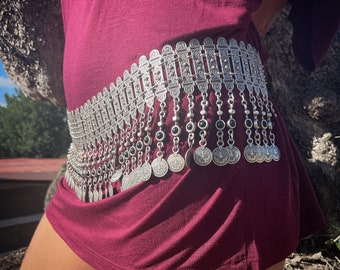 Bellydance massive belt with pendants, arabic one thousand and one night