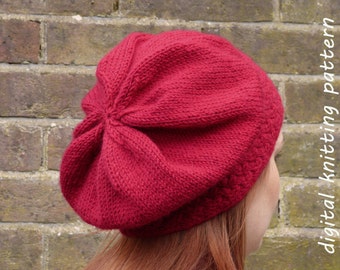 Winter Warmer Hat Knitting Pattern Worked in the Round Six Sizes