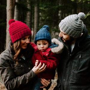 Forest Duo Hats Knitting Pattern Worked Flat Two Hats Five Sizes