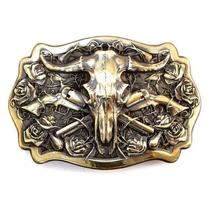 Jewelry - Fibbia Per Cintura Con Teschio Di Toro Di Bufalo - € 17,90