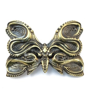 Belt buckle Butterfly, Handmade decorative insect monarch butterfly solid brass belt buckle for men and women for 1.5 inch casual belt