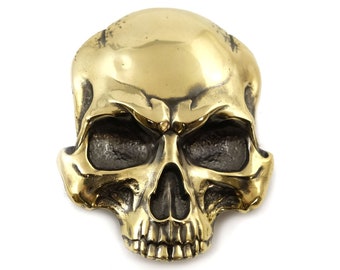 SKULL belt buckle, Dead head human skull solid belt buckle for casual belt for men and women, Skeleton head belt buckle