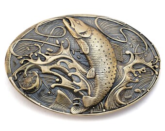 trout belt buckle