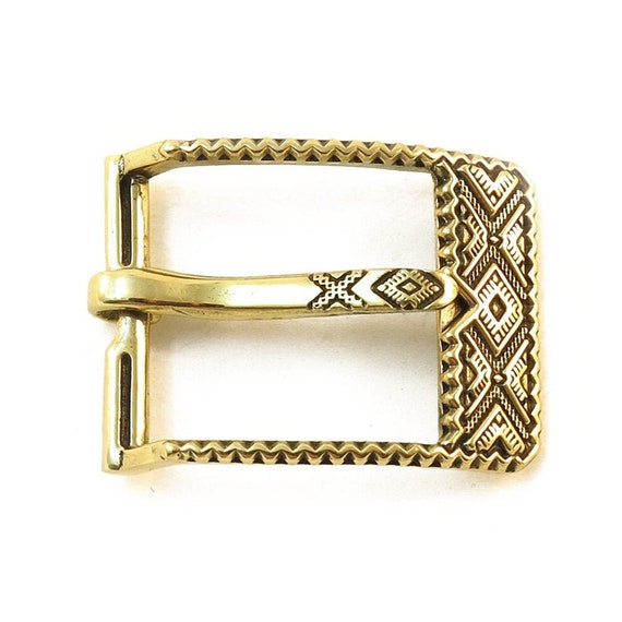 Solid Brass Ukrainian Ornament Belt 