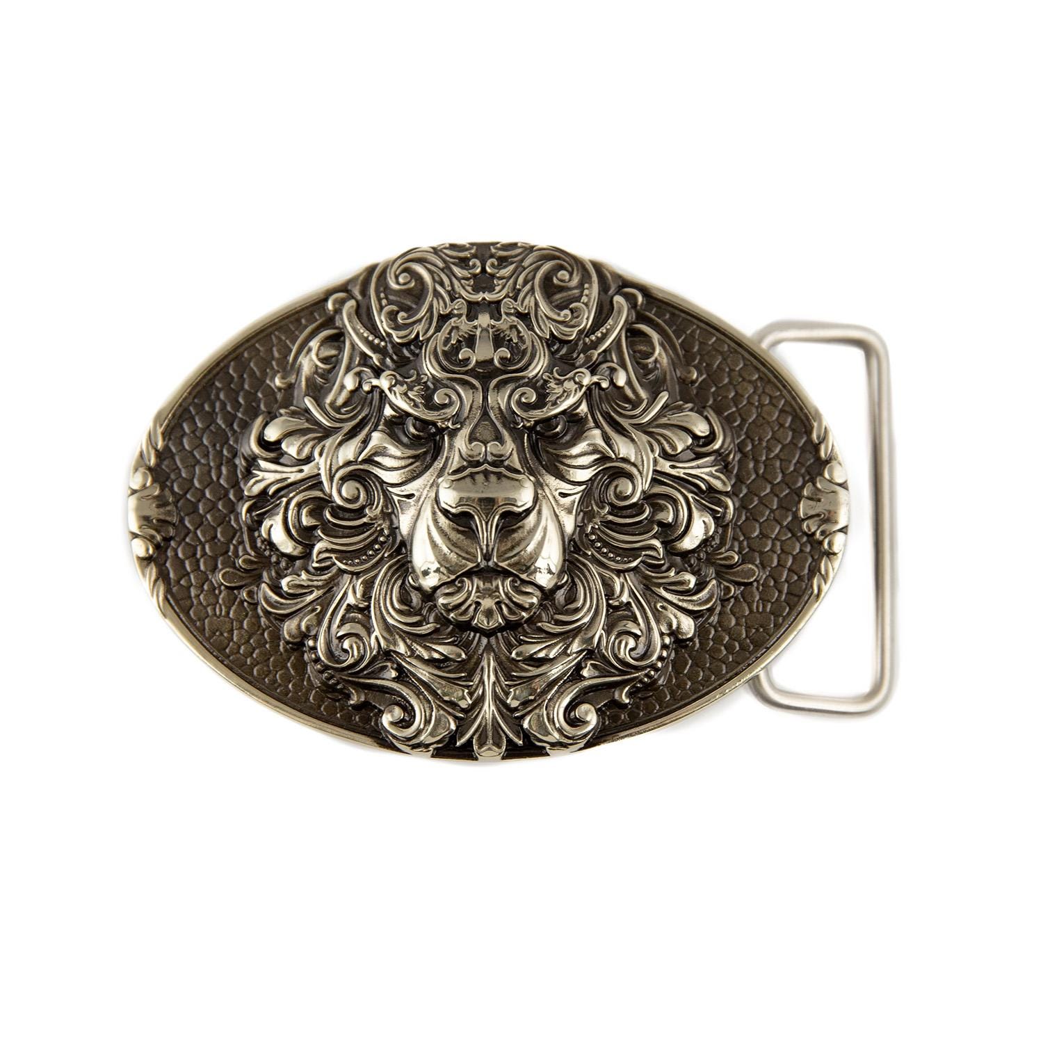King Lion nickel silver belt buckle, Handmade animal male Lion head solid german silver belt buckle for casual belt for men and women King Lion nickel silver belt buckle, Handmade animal male Lion head solid german silver belt buckle for casual belt for men and women