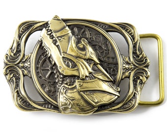 Lone Wolf Moon Night Sky 1980s Vintage Belt Buckle - Etsy display picture 3