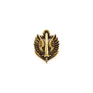 Badge reversspeld messing mariniersembleem, badge militaire hoed