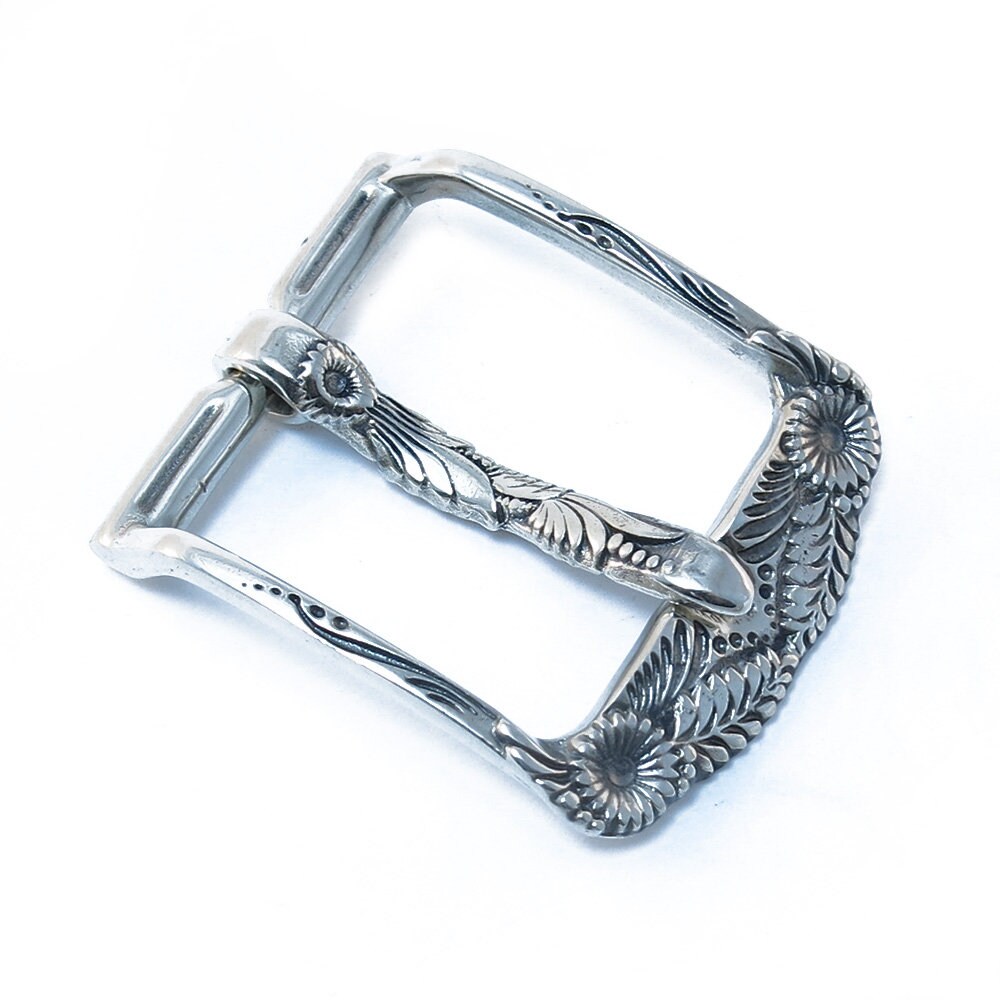 ★ Fallett★ Mini Buckle Flower Man to Man Gray FA2501CR11G Amazon.com: HHH Designs Silver Floral Fleur-de-Lis Belt