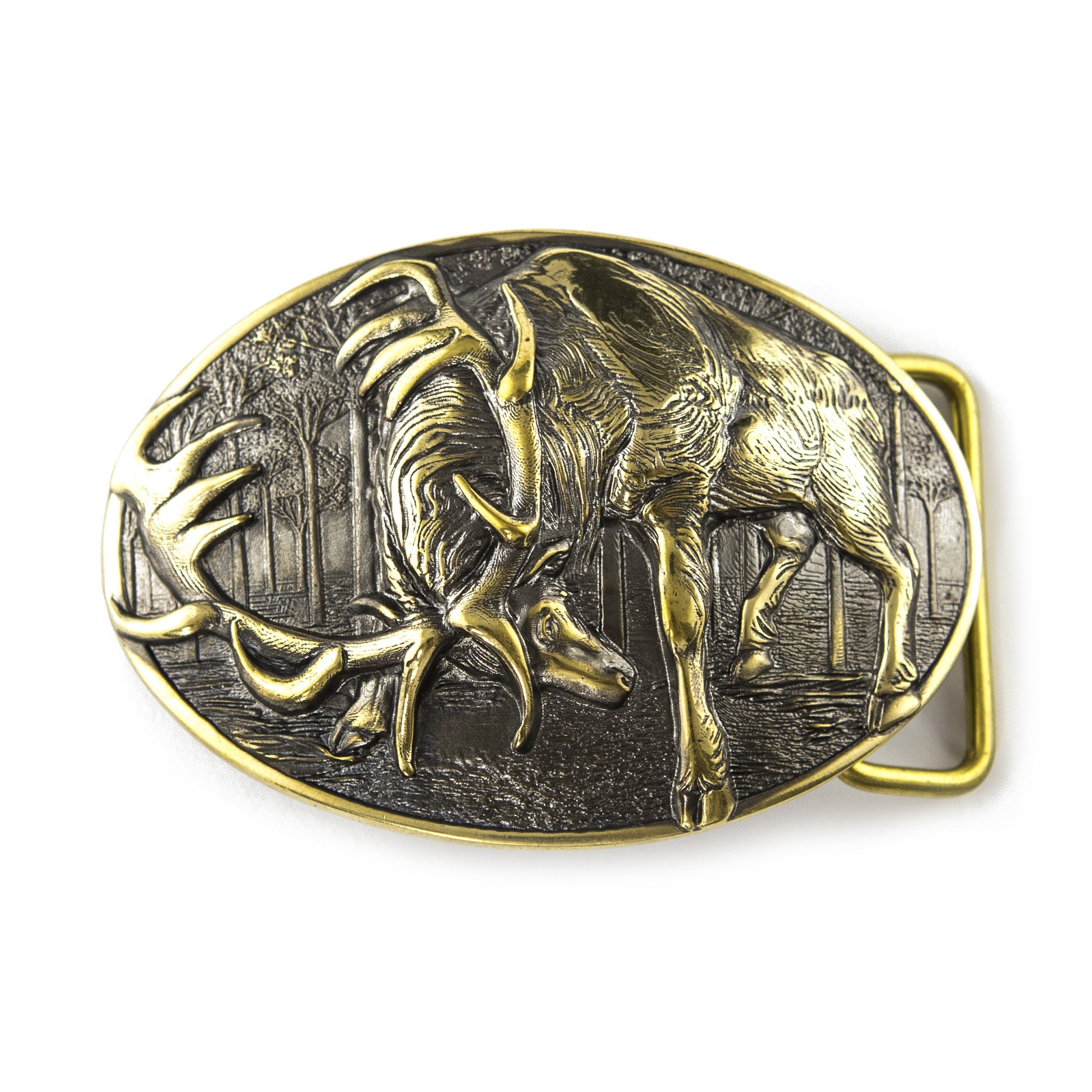 Deer belt buckles hotsell