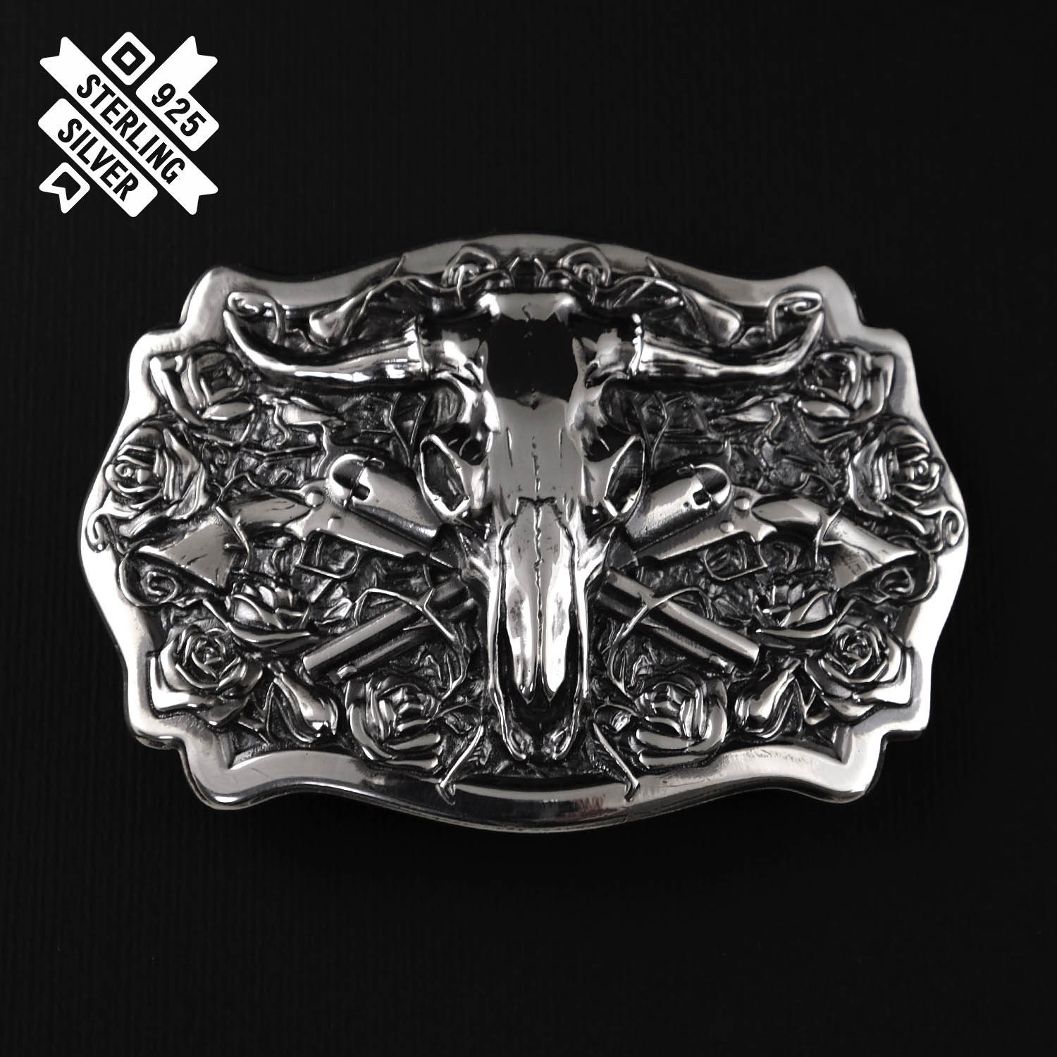 Guardian Skull Belt Buckle