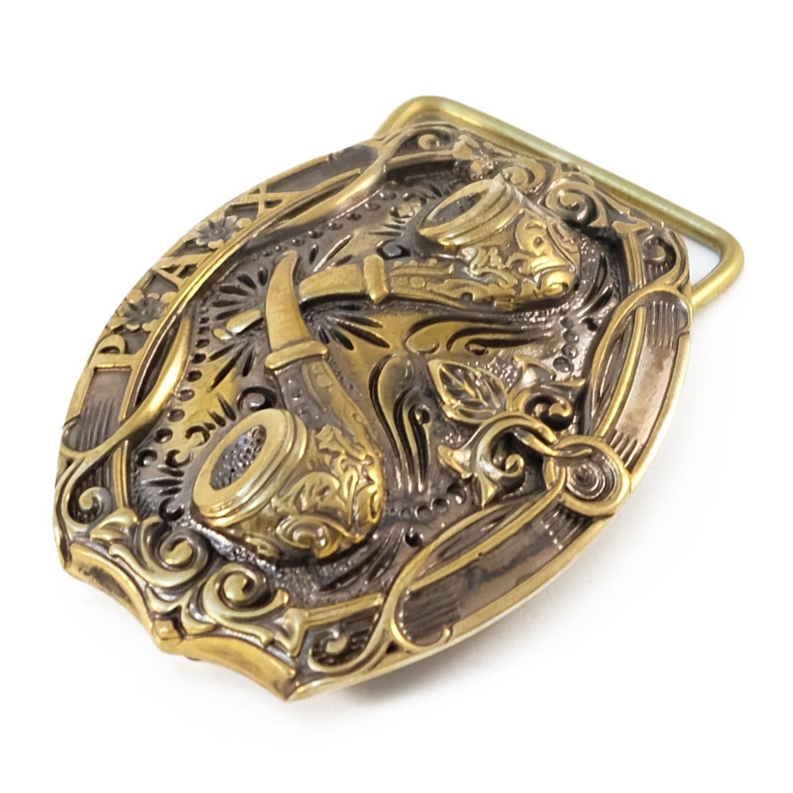 Belt Buckle Tobacco Pipes Tobacco Pipes Belt Buckle Calumet Etsy