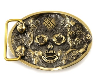 Santa Muerte Belt Buckle, Skull El Día De Muertos, the Day