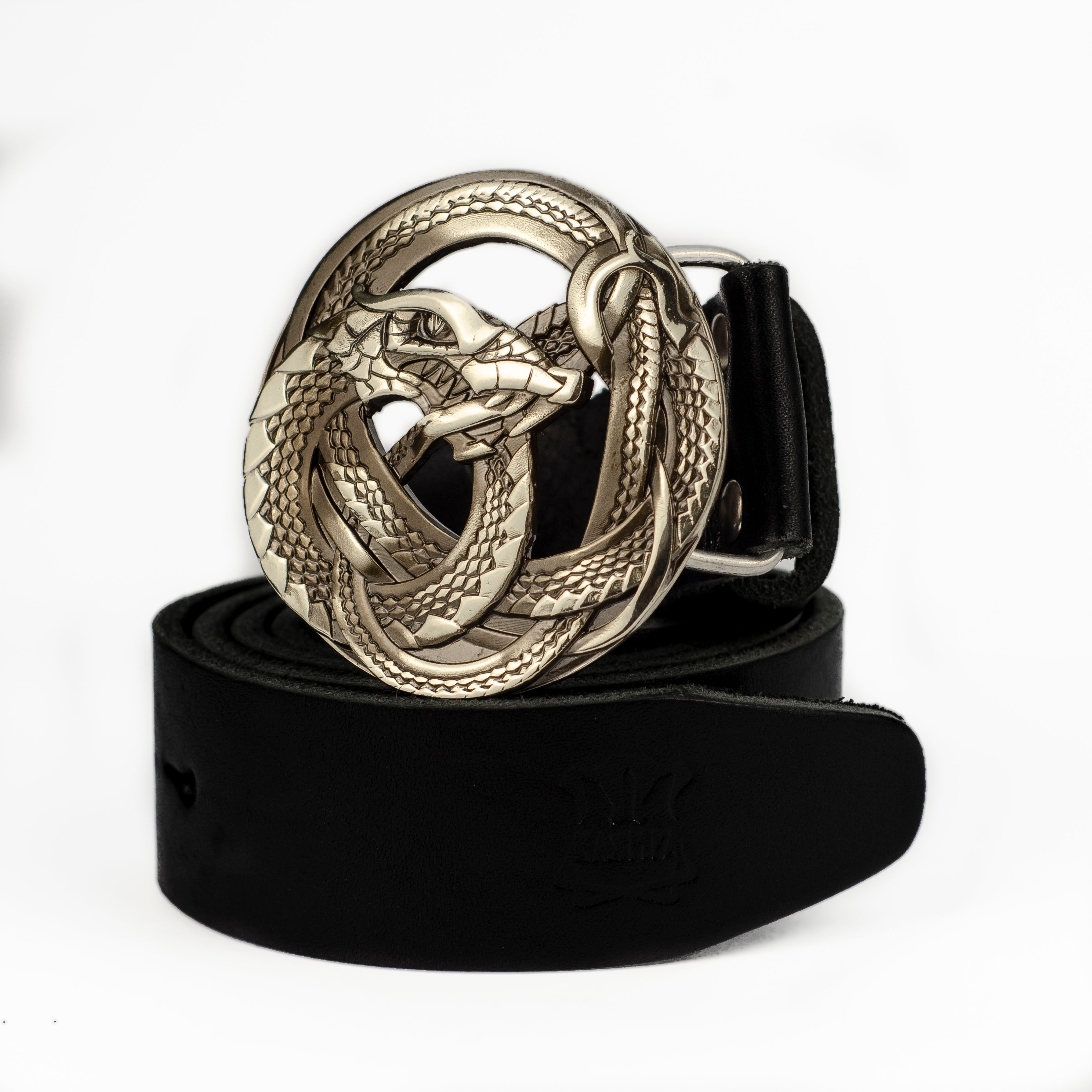 Belt Buckle Ouroboros, World Serpent, Scandinavian, Nordic, Celtic